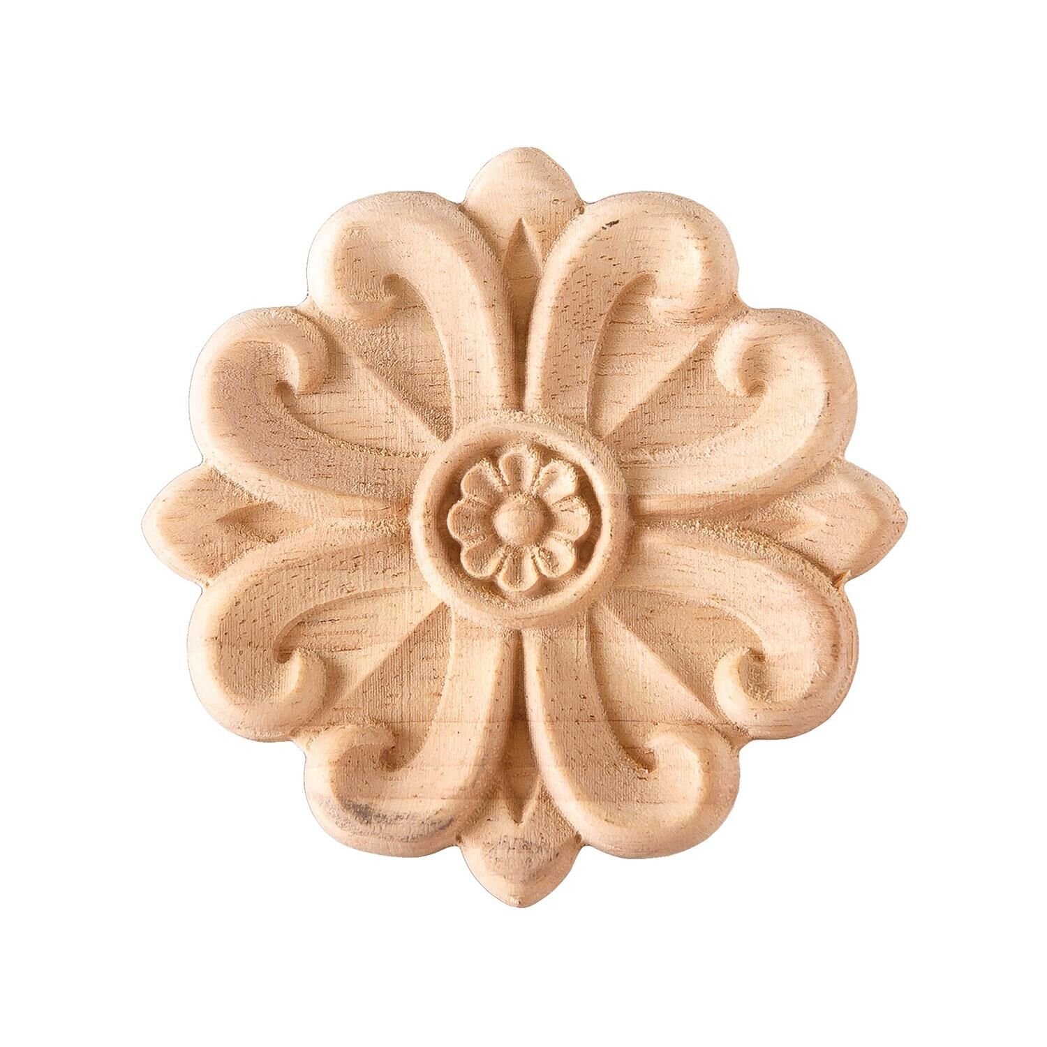 Aplik Motifli Rozet Boyanabilir Dekoratif Aksesuar 9x0,8 CM-OA243