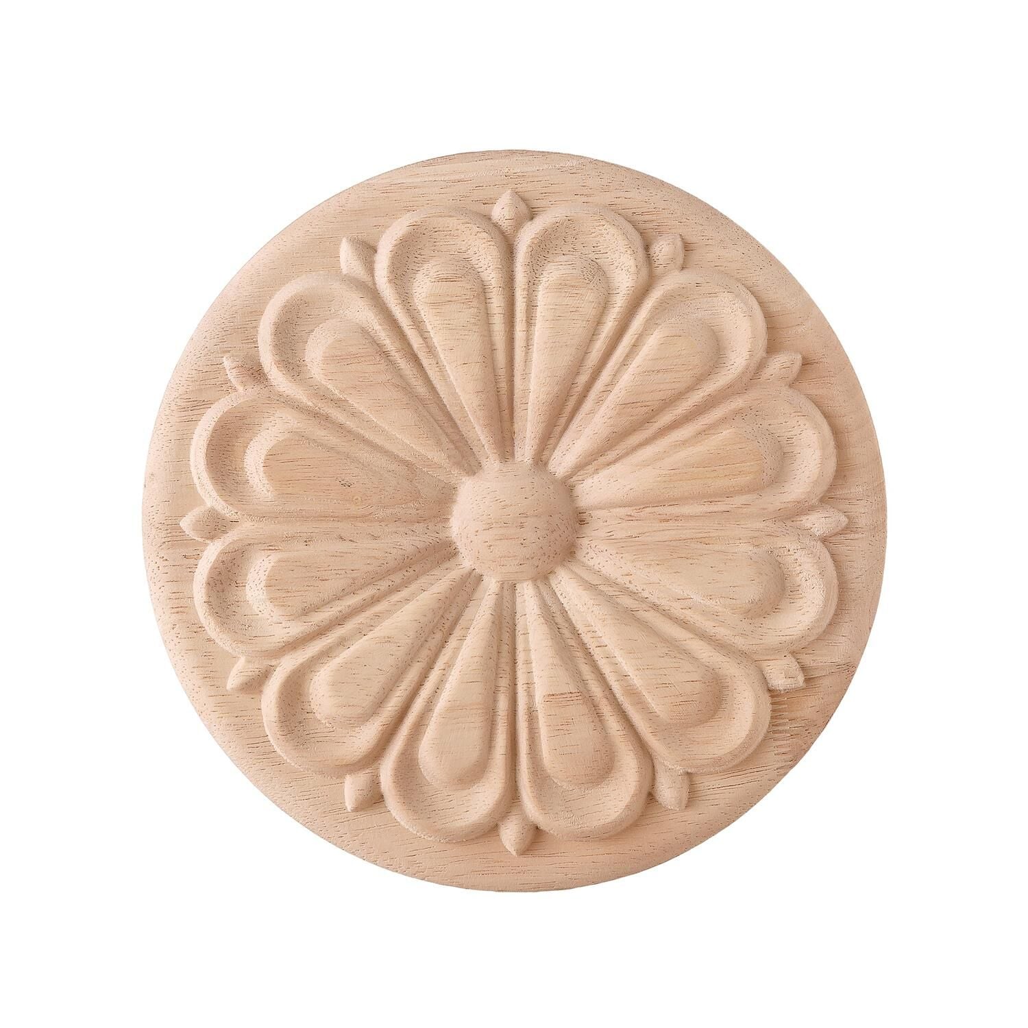 Aplik Motifli Rozet Boyanabilir Dekoratif Aksesuar 20x1,4 CM-OA84