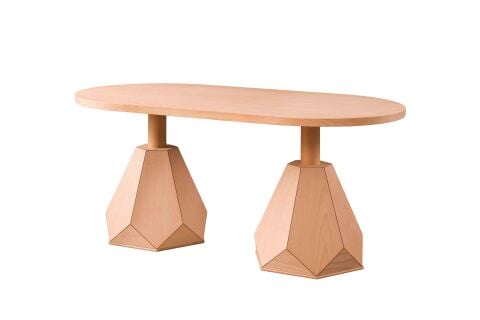 PIRLANTA OVAL SABİT 170 CM MASA 170X90X79