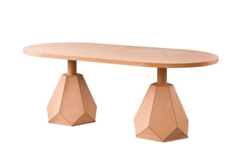 PIRLANTA OVAL SABİT 200 CM MASA 200X100X79