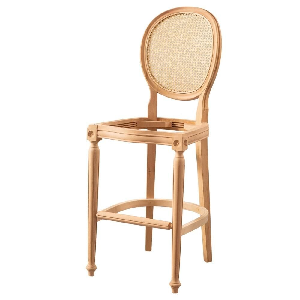 HASIRLI TORNALI BAR SANDALYE 50X50X122 CM
