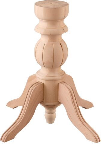 Ahtapot Masa Ayağı Ahşap Torna Ayak 20x20x72 cm