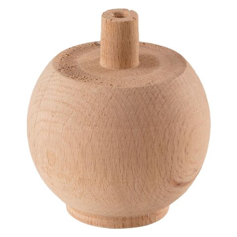 Torna Ahşap Ayak  Komidin Dresuar Koltuk Ayağı Desenli 7x7x8 cm