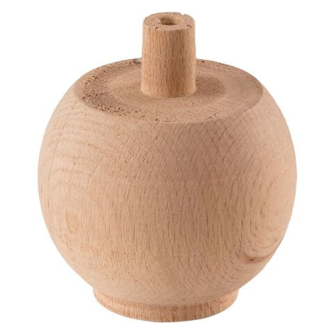 Torna Ahşap Ayak  Komidin Dresuar Koltuk Ayağı Desenli 7x7x8 cm