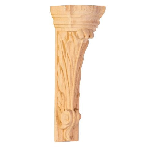 Payanda Ahşap Oyma İşemeli Boyanabilir Dekoratif Aksesuar 20x8x6  AOP.31